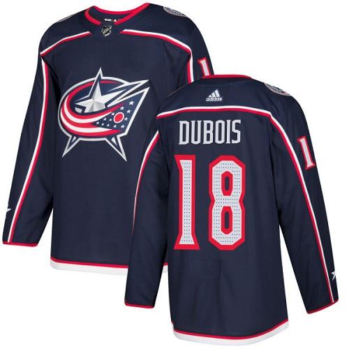 Adidas Men Columbus Blue Jackets #18 Pierre-Luc Dubois Navy Blue Home Authentic Stitched NHL Jersey->columbus blue jackets->NHL Jersey